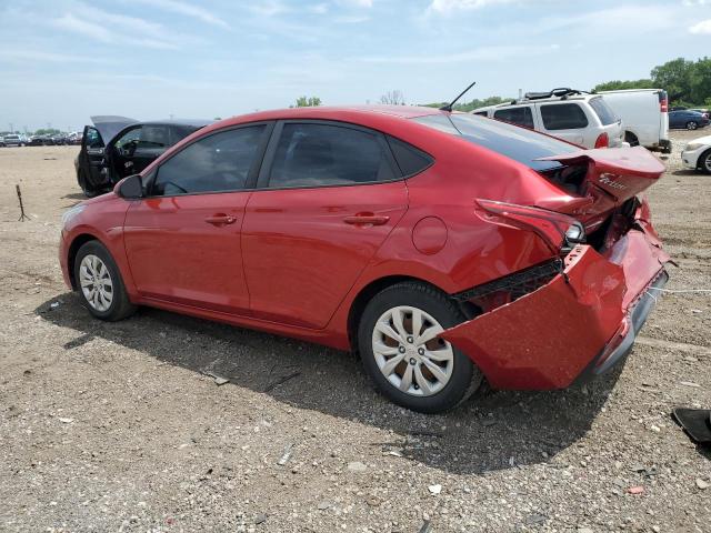 3KPC24A39JE016603 - 2018 HYUNDAI ACCENT SE წითელი ფოტო 2