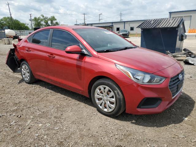 3KPC24A39JE016603 - 2018 HYUNDAI ACCENT SE წითელი ფოტო 4