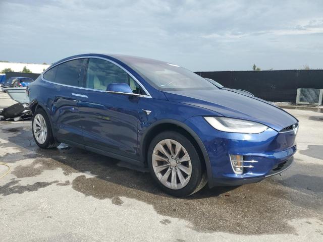 5YJXCDE20LF297896 - 2020 TESLA MODEL X BLUE photo 4