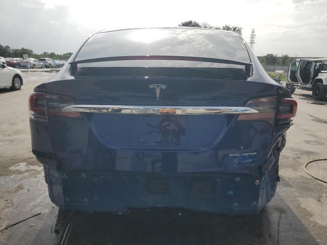 5YJXCDE20LF297896 - 2020 TESLA MODEL X BLUE photo 6