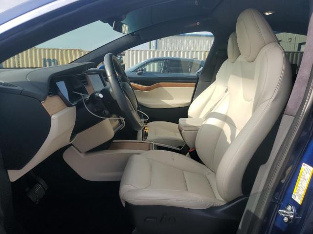 5YJXCDE20LF297896 - 2020 TESLA MODEL X BLUE photo 7