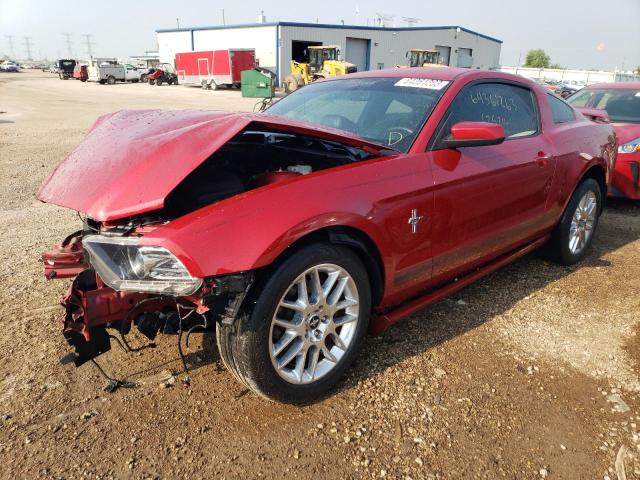 1ZVBP8AM2D5215616 - 2013 FORD MUSTANG RED photo 1