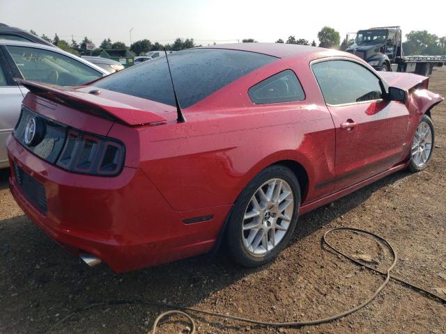 1ZVBP8AM2D5215616 - 2013 FORD MUSTANG RED photo 3