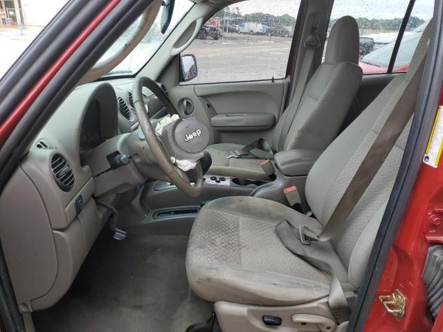 1J4GK38K26W161501 - 2006 JEEP LIBERTY RENEGADE RED photo 7
