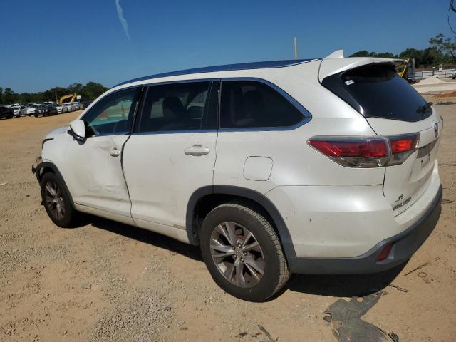 5TDKKRFH8ES034874 - 2014 TOYOTA HIGHLANDER XLE WHITE photo 2