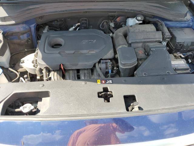 5NMS3CAD0KH075934 - 2019 HYUNDAI SANTA FE SEL أزرق صورة 12