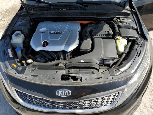 KNAGN4AD5E5075471 - 2014 KIA OPTIMA HYBRID BLACK photo 11