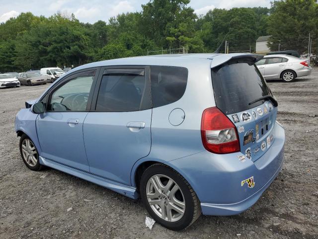 JHMGD38688S054478 - 2008 HONDA FIT SPORT BLUE photo 2