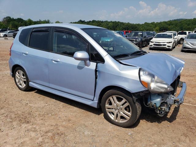 JHMGD38688S054478 - 2008 HONDA FIT SPORT BLUE photo 4