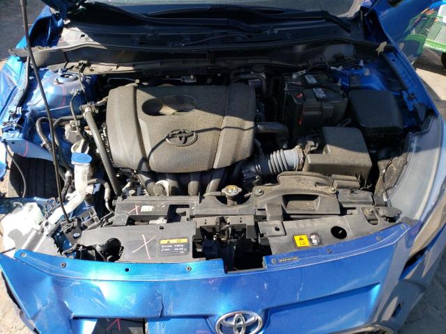 3MYDLBYV0KY524683 - 2019 TOYOTA YARIS L BLUE photo 11