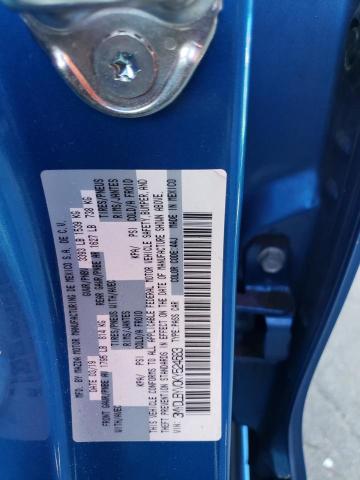 3MYDLBYV0KY524683 - 2019 TOYOTA YARIS L BLUE photo 12