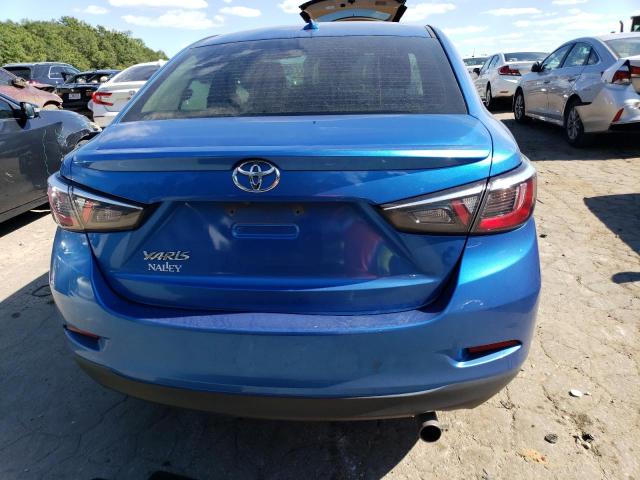 3MYDLBYV0KY524683 - 2019 TOYOTA YARIS L BLUE photo 6