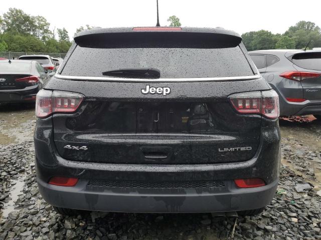 3C4NJDCB6LT240345 - 2020 JEEP COMPASS LIMITED BLACK photo 6