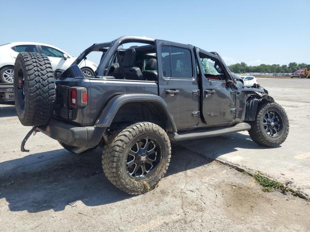 1C4HJXFG4JW110707 - 2018 JEEP WRANGLER RUBICON GRAY photo 3