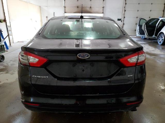 3FA6P0H71GR289445 - 2016 FORD FUSION SE BLACK photo 6