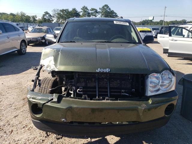 1J8GR48K87C519509 - 2007 JEEP GRAND CHER LAREDO 绿色 照片 5