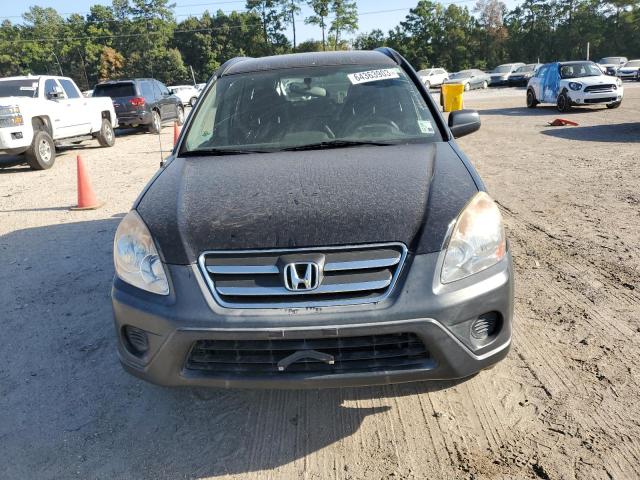 JHLRD685X6C002427 - 2006 HONDA CR-V LX BLACK photo 5