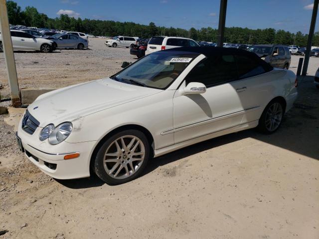 WDBTK56G89T101452 - 2009 MERCEDES-BENZ CLK 350 WHITE photo 1