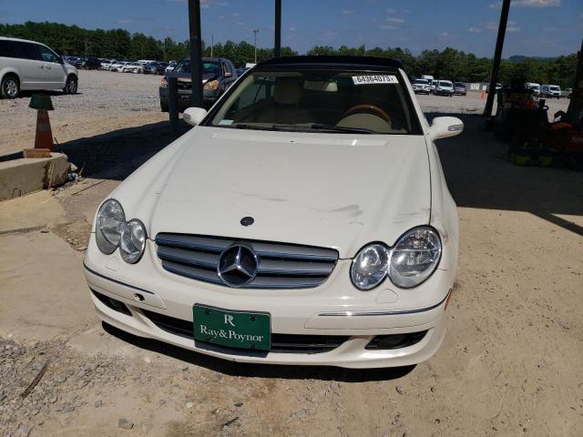 WDBTK56G89T101452 - 2009 MERCEDES-BENZ CLK 350 WHITE photo 5