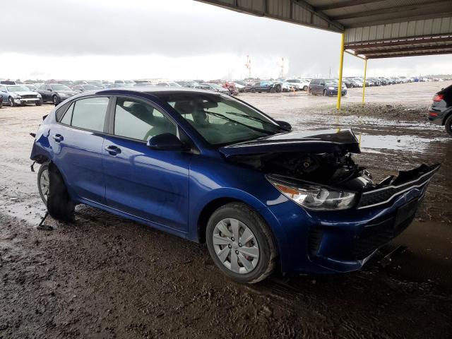 3KPA24AD9LE328911 - 2020 KIA RIO LX BLUE photo 4