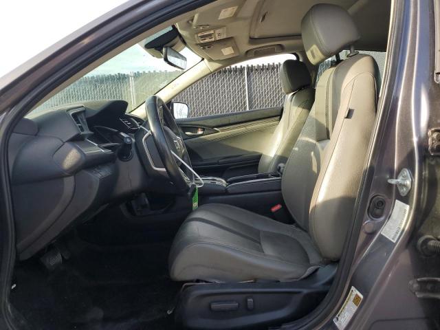 19XFC1F70ME014070 - 2021 HONDA CIVIC EXL GRAY photo 7