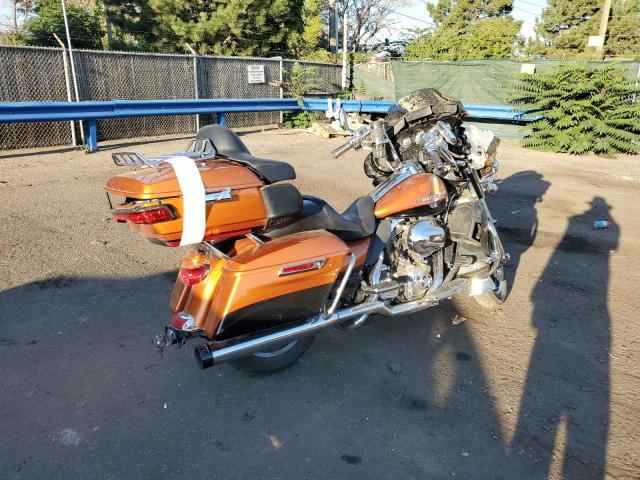 1HD1KEL14EB676767 - 2014 HARLEY-DAVIDSON FLHTK ELECTRA GLIDE ULTRA LIMITED ORANGE photo 3