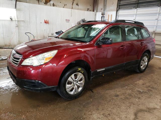 4S4BRCAC3B3417344 - 2011 SUBARU OUTBACK 2.5I BURGUNDY photo 1