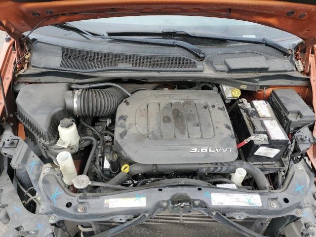 2D4RN3DG0BR728706 - 2011 DODGE GRAND CARA MAINSTREET ORANGE photo 12