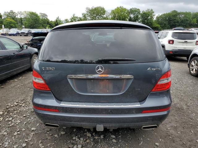 4JGCB6FE7BA120464 - 2011 MERCEDES-BENZ R 350 4MATIC BLUE photo 6