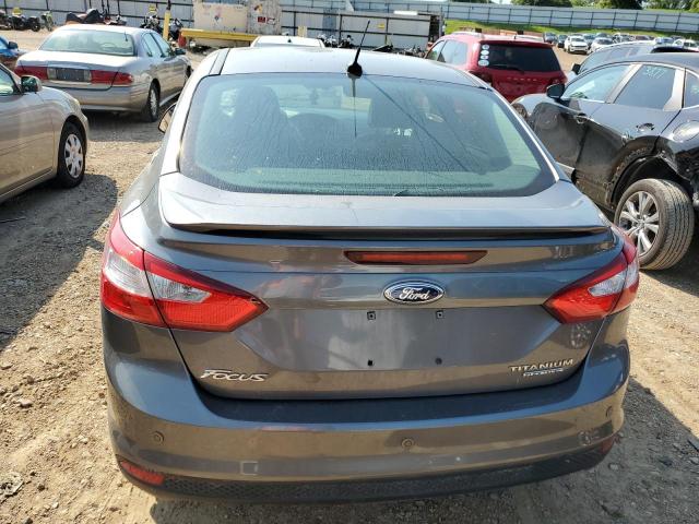 1FAHP3J24CL409904 - 2012 FORD FOCUS TITANIUM GRAY photo 6