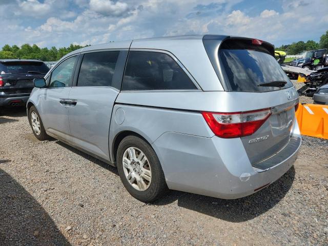 5FNRL5H20CB042806 - 2012 HONDA ODYSSEY LX SILVER photo 2