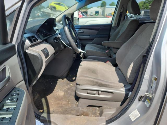 5FNRL5H20CB042806 - 2012 HONDA ODYSSEY LX SILVER photo 7