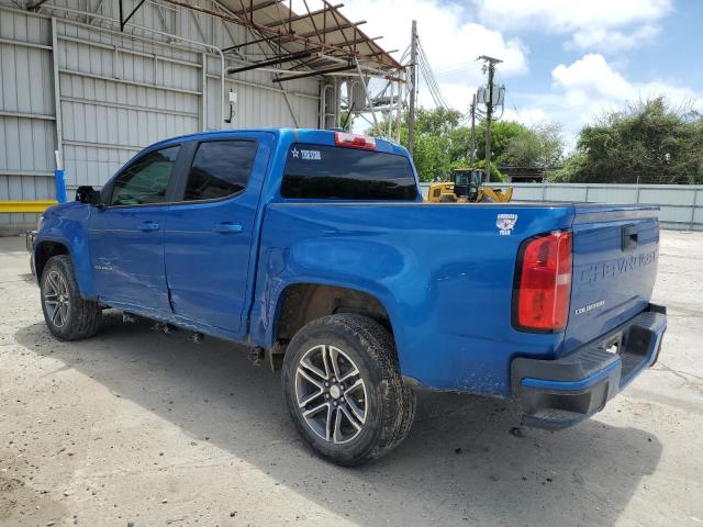 1GCGSBEA6M1122948 - 2021 CHEVROLET COLORADO BLUE photo 2