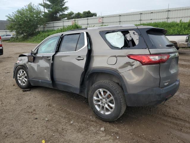1GNERGKW6JJ110043 - 2018 CHEVROLET TRAVERSE LT ვერცხლისფერი ფოტო 2