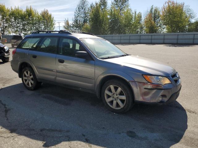 4S4BP61C697318981 - 2009 SUBARU OUTBACK 2.5I GRAY photo 4