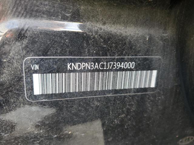 KNDPN3AC1J7394000 - 2018 KIA SPORTAGE EX BLACK photo 14