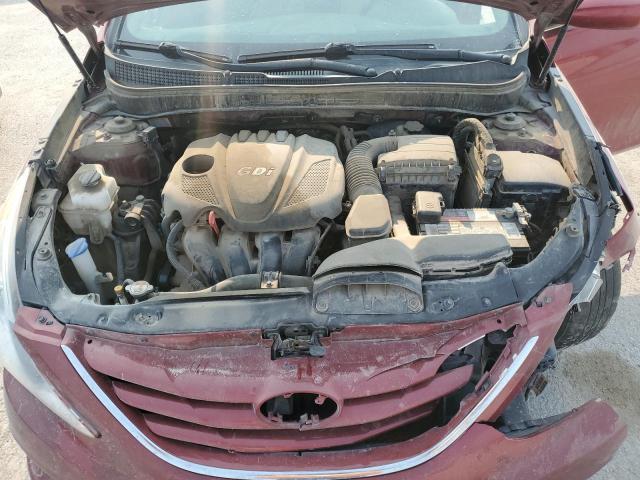 5NPEB4AC3DH600777 - 2013 HYUNDAI SONATA GLS RED photo 11