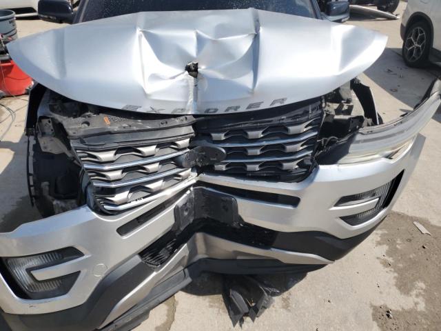 1FM5K8D89GGB16499 - 2016 FORD EXPLORER XLT SILVER photo 12