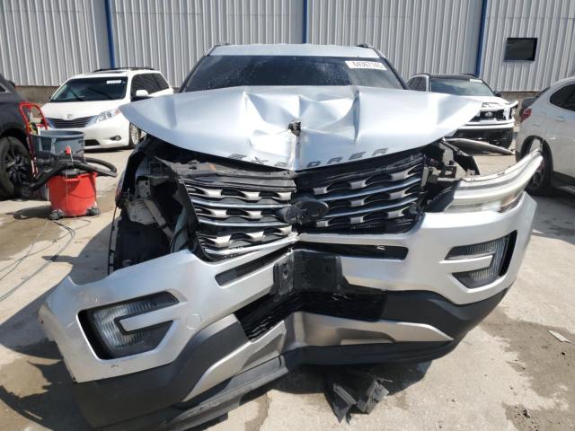 1FM5K8D89GGB16499 - 2016 FORD EXPLORER XLT SILVER photo 5