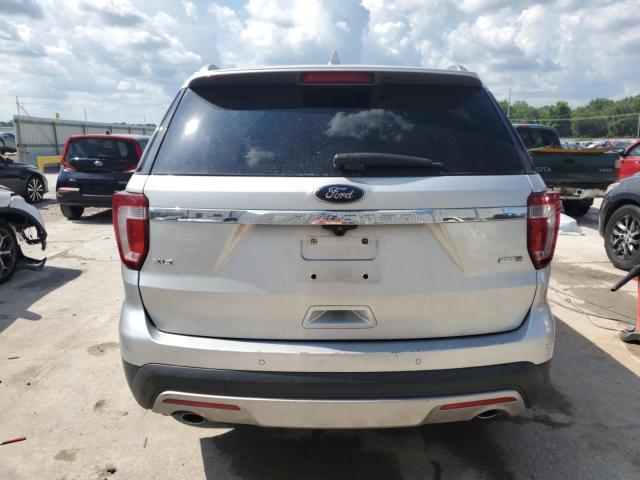 1FM5K8D89GGB16499 - 2016 FORD EXPLORER XLT SILVER photo 6
