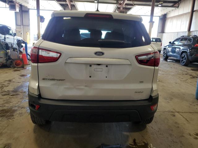 MAJ6P1UL0JC179436 - 2018 FORD ECOSPORT SE Ақ фото 6