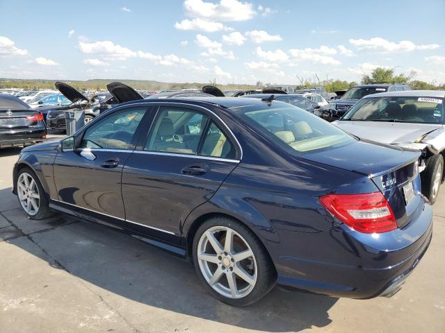 WDDGF4HB7EG250866 - 2014 MERCEDES-BENZ C 250 BLUE photo 2