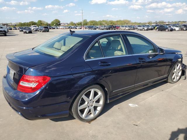 WDDGF4HB7EG250866 - 2014 MERCEDES-BENZ C 250 BLUE photo 3