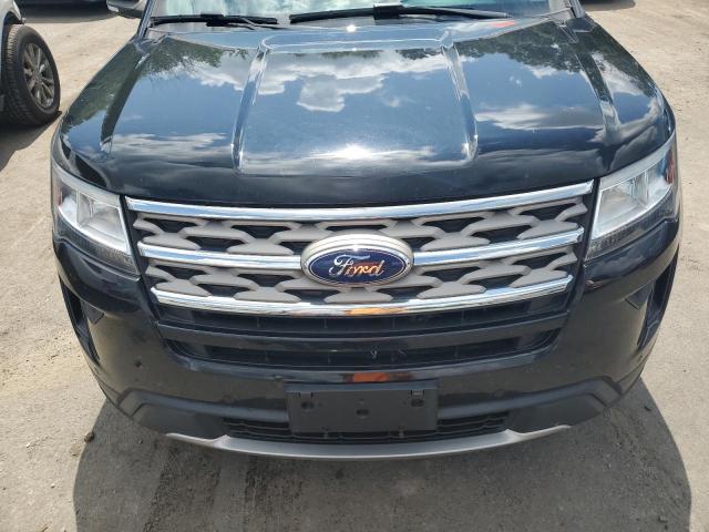 1FM5K7D88JGA73615 - 2018 FORD EXPLORER XLT შავი ფოტო 12