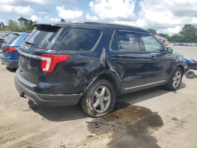1FM5K7D88JGA73615 - 2018 FORD EXPLORER XLT შავი ფოტო 3