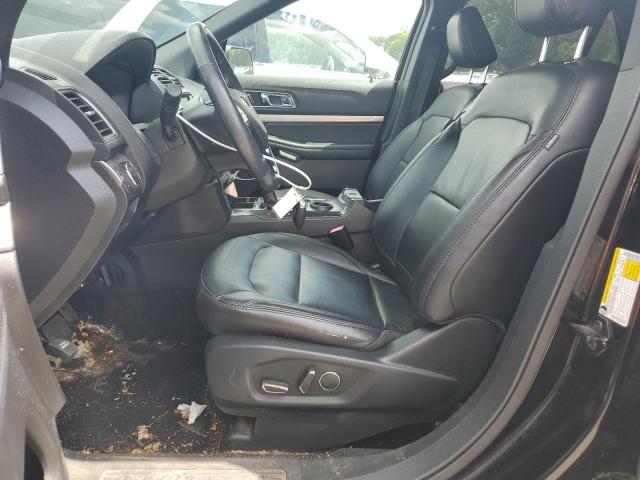 1FM5K7D88JGA73615 - 2018 FORD EXPLORER XLT შავი ფოტო 7