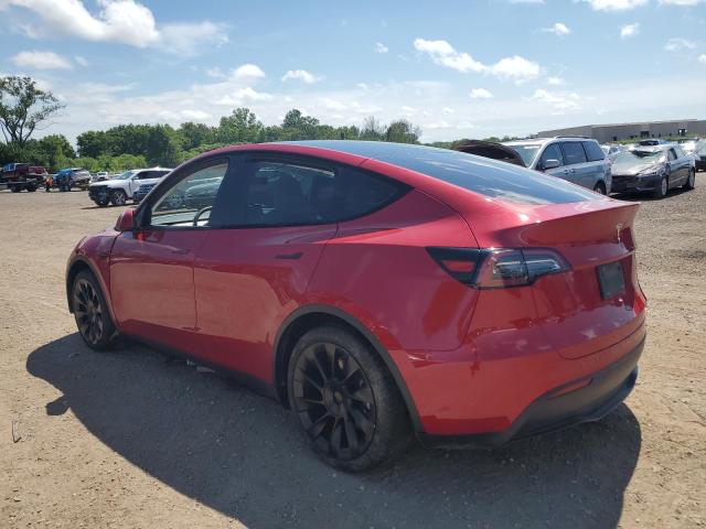 7SAYGAEE3PF710131 - 2023 TESLA MODEL Y RED photo 2