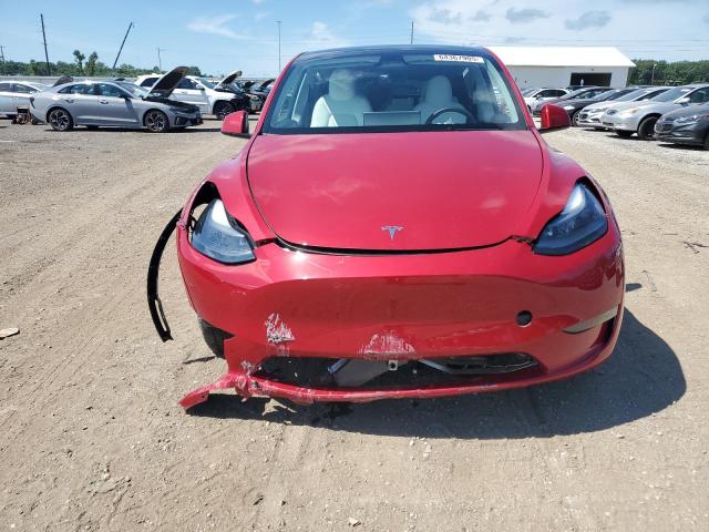 7SAYGAEE3PF710131 - 2023 TESLA MODEL Y RED photo 5