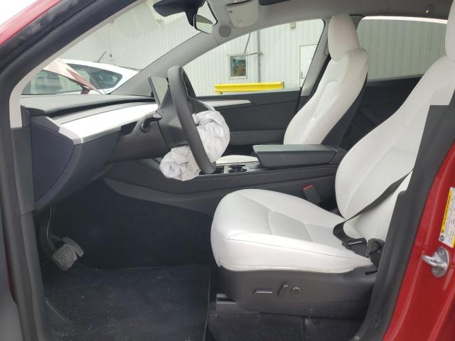 7SAYGAEE3PF710131 - 2023 TESLA MODEL Y RED photo 7