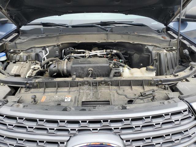 1FMSK7DH6MGA99539 - 2021 FORD EXPLORER XLT BLUE photo 11